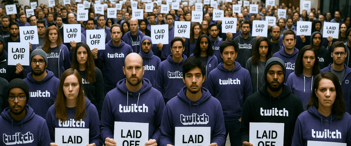 Twitch kündigt 500 Mitarbeiter