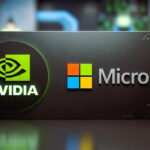 Nvidia- und Microsoft Logo